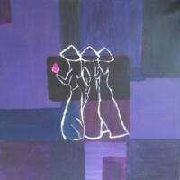 Schilderij drie vrouwen